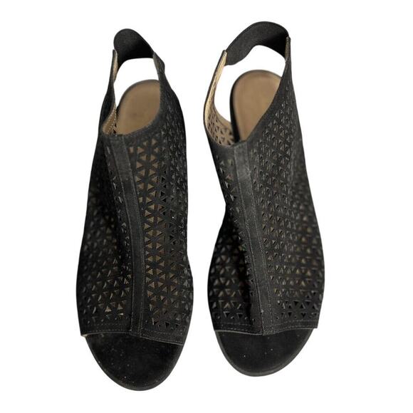 American Eagle Black Slingback Mesh Sandal 9.5w - Picture 4 of 14